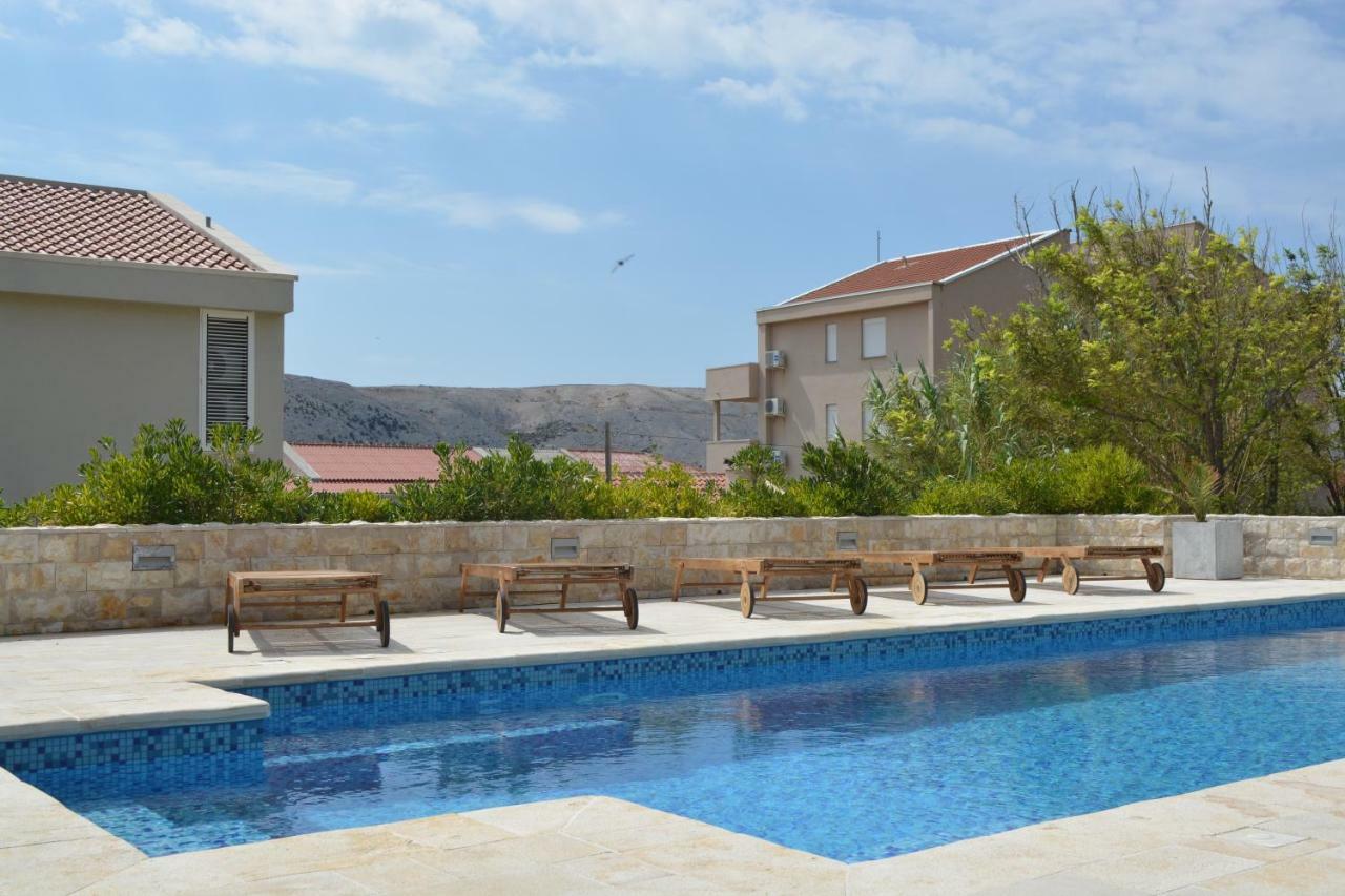 Villa Antea - Modern House With Pool Đảo Pag Ngoại thất bức ảnh